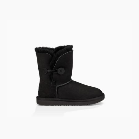 UGG Bailey Button II Black Boots for Kids (AQVJ81796)